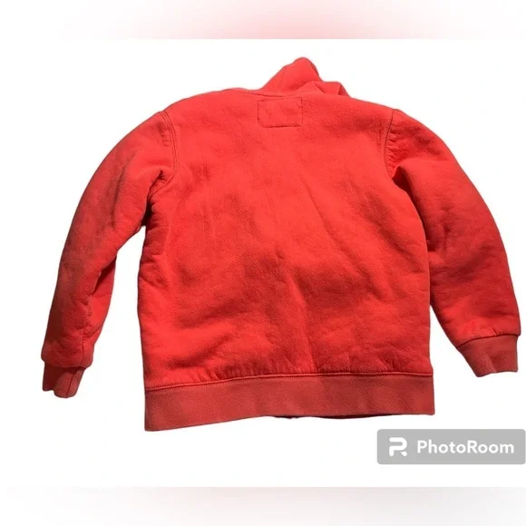 Mini Boden Sherpa Lined Hoodie red/coral | 5-6 Yrs boys kids children - Picture 5 of 5